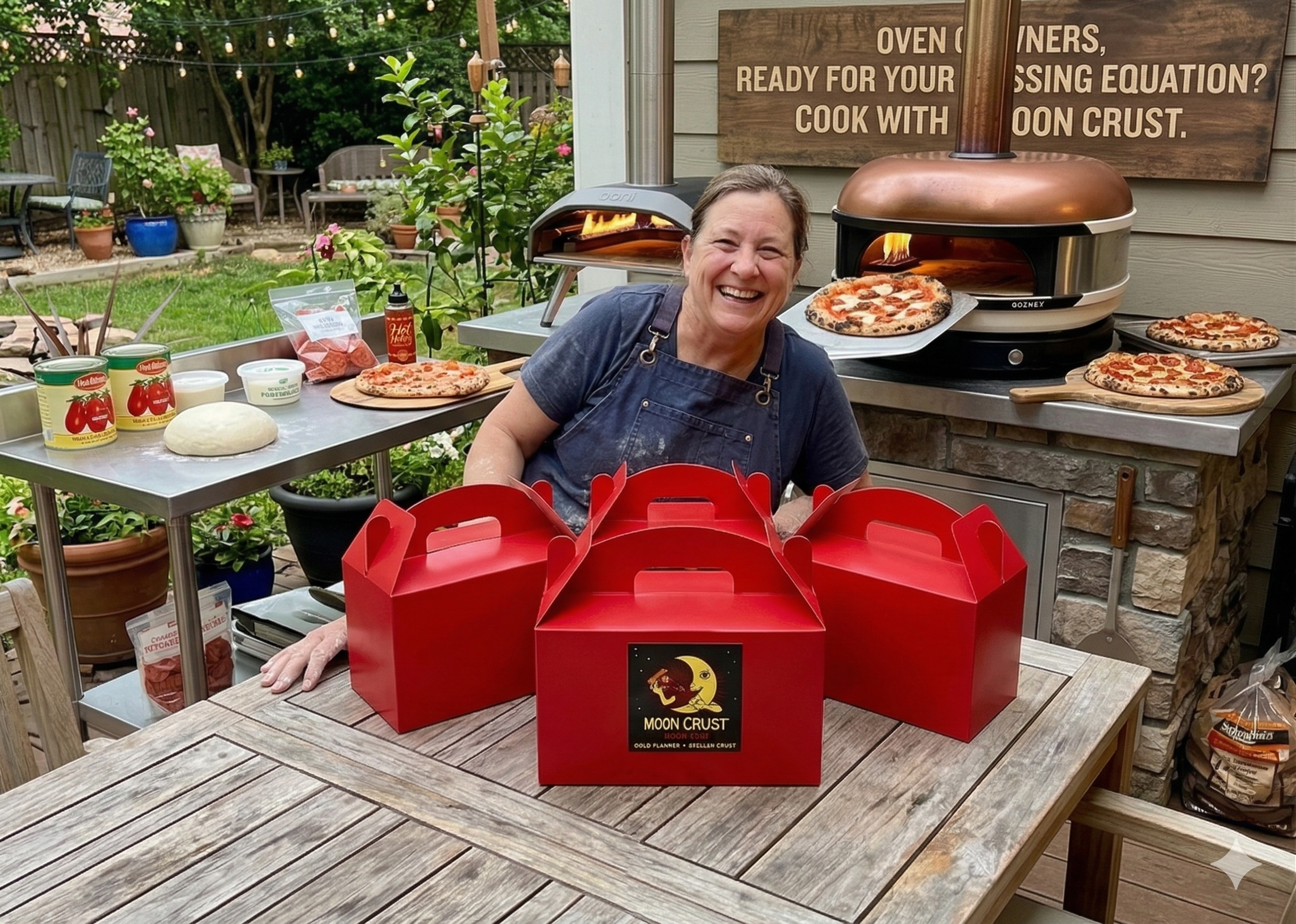 best pizza kit subscription for Ooni home oven with fresh mozzarella and cupped pepperoni