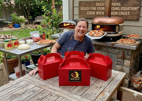 best pizza kit subscription for Ooni home oven with fresh mozzarella and cupped pepperoni