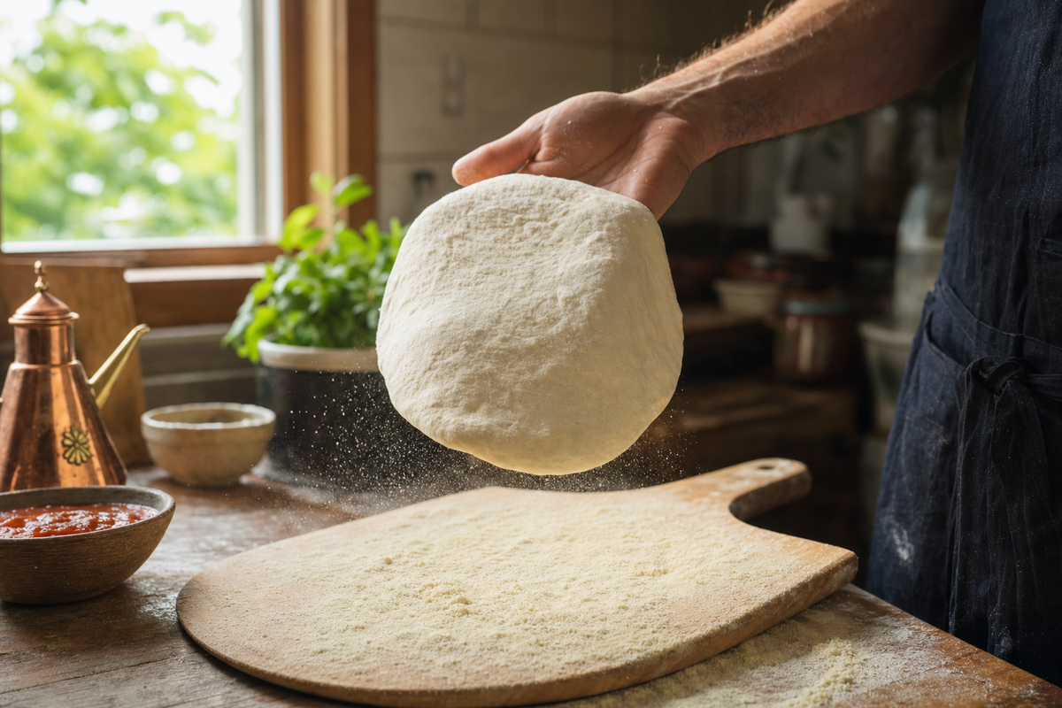Why Your Pizza Crust Tastes Floury or Bitter (And How to Fix It)